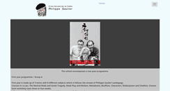 Desktop Screenshot of ecolephilippegaulier.com